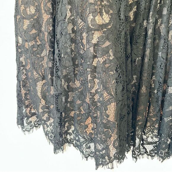 Ina Black Lace Nude Lining‎ Crinoline Full Skirt - Picture 9 of 9